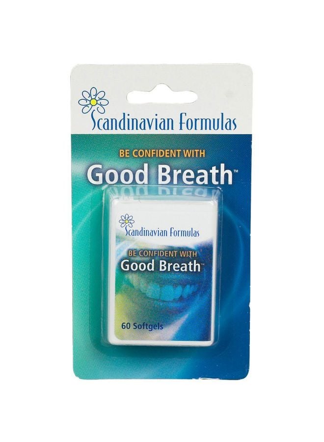 Scandinavian Formulas Good Breath - 60 Softgels 