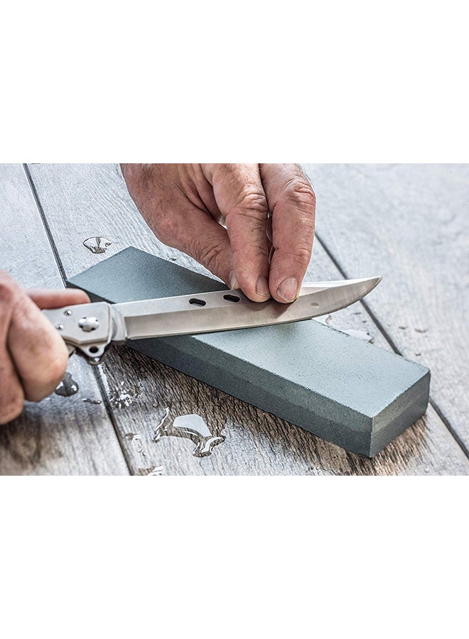 Diamond Double Side Knife Sharpening Stone Grey 6inch - Image 5