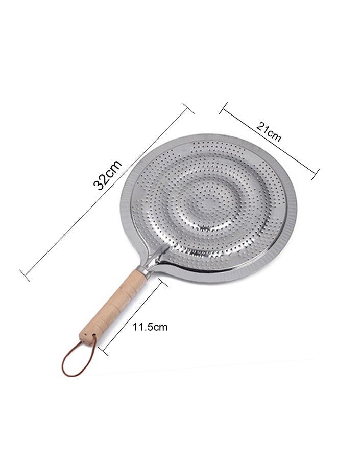 Aluminium Simmer Ring Heat Diffuser Silver/Beige 32x21cm  - Image 2