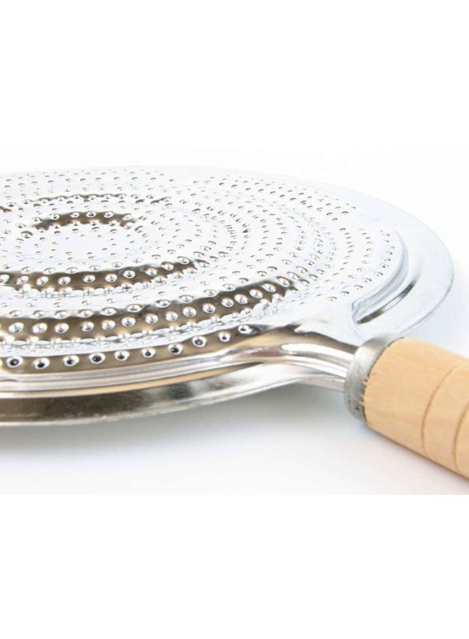 Aluminium Simmer Ring Heat Diffuser Silver/Beige 32x21cm  - Image 4