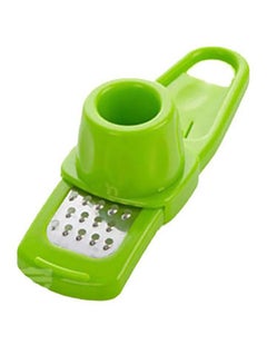 Generic Multifunctional Ginger Garlic Grater Green 17cm  - Image 4