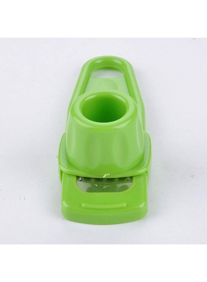 Generic - Multifunctional Ginger Garlic Grater Green 17centimeter - Image 1