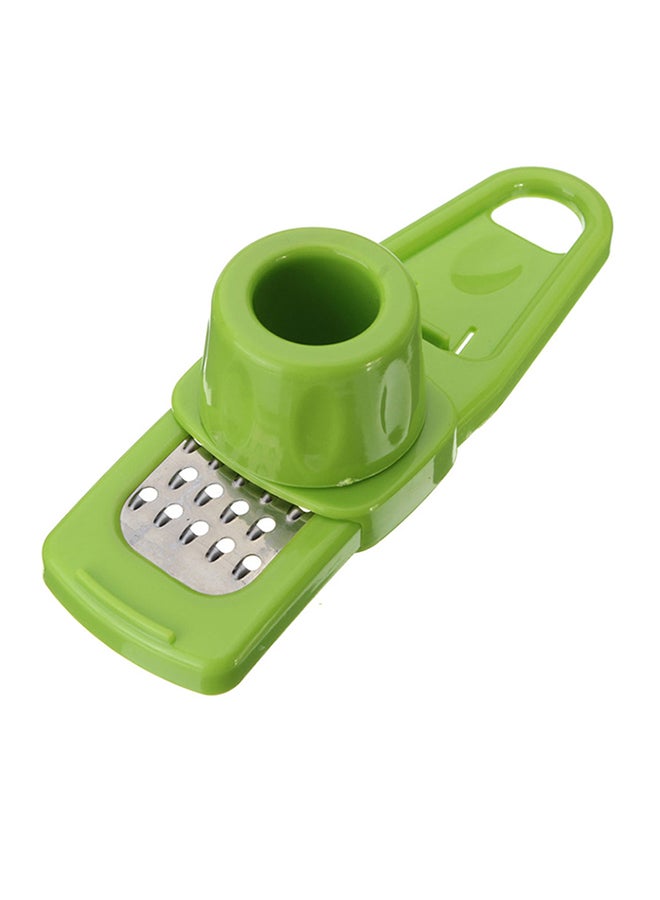 Generic - Multifunctional Ginger Garlic Grater Green 17centimeter - Image 1