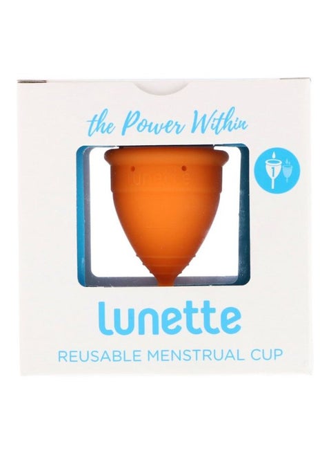 The Power Within Reusable Menstrual Cup Orange