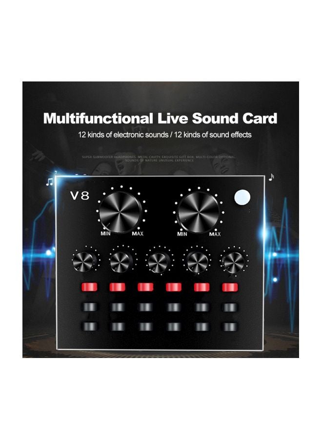 Generic V8 Multifunctional Live Sound Card  - Image 5