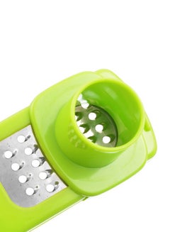 Generic Multifunctional Ginger Garlic Grater Green 17cm  - Image 4
