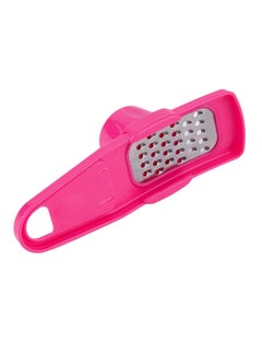Generic Multifunctional Ginger Garlic Grater Pink 17cm  - Image 1