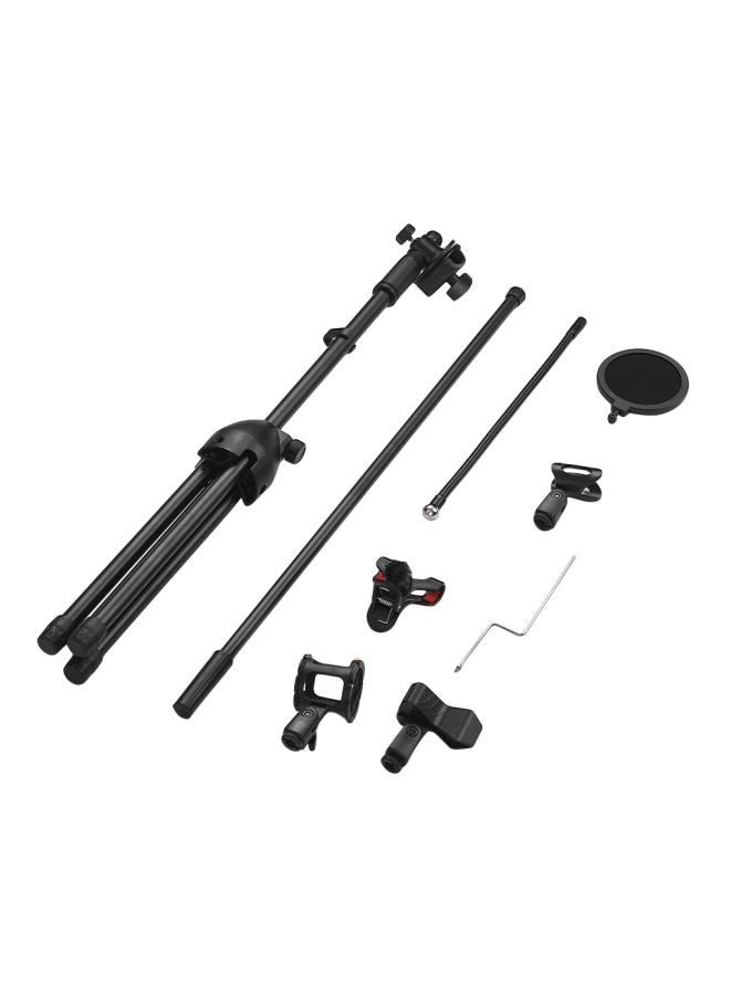 Adjustable Metal Microphone Floor Stand Tripod