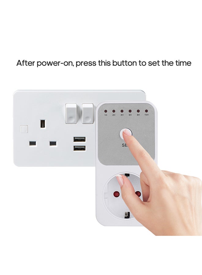 Automatic Power-Off Switch Controller White 11x6.5x8.5cm  - Image 4