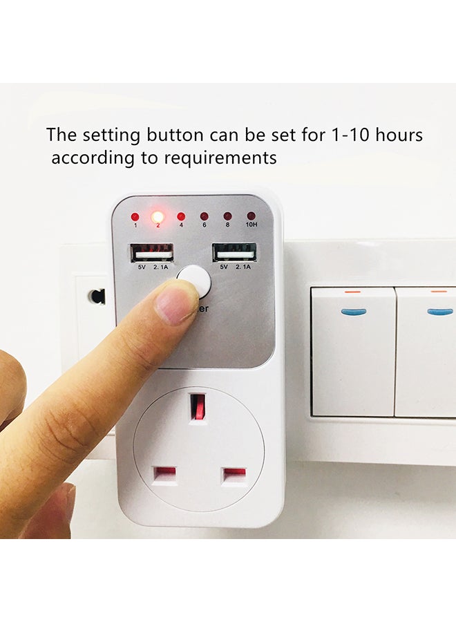 Generic Automatic Power-Off Switch Controller White 11x6.5x8.5cm  - Image 5