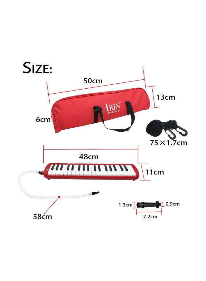 IRIN 37-Keys Melodica Pianica Musical Instrument With Carrying Bag  - Image 5
