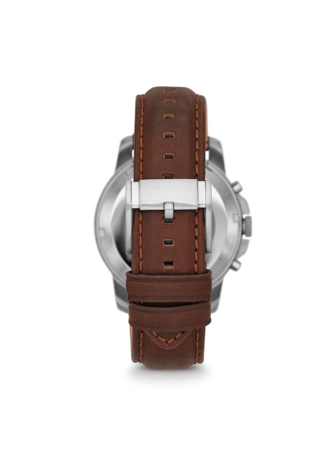 FOSSIL - Men's Grant Leather Analog Automatic Wrist Watch ME3027 - Image 1