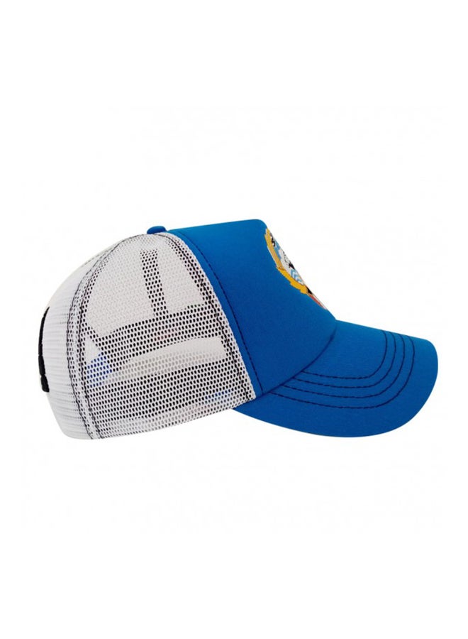 Fighter Gifts Kuwait Emblem Printed Regular Fit Cap Blue/White - Image 3