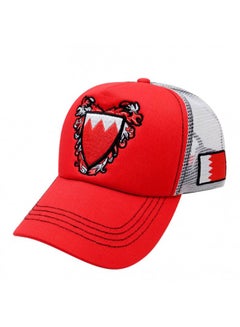 Bahrain Emblem Design Cap Multicolour - v1582803575/N34574221V_1