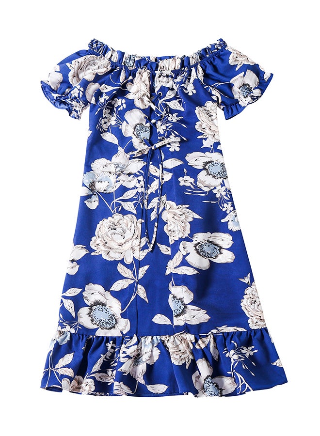 Hanyimidoo - Ruffle Dress Blue - Image 1