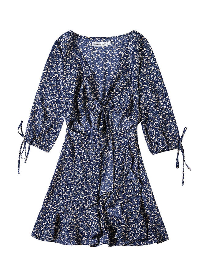 Hanyimidoo 2-Piece Top And Skirt Set Blue  - Image 3