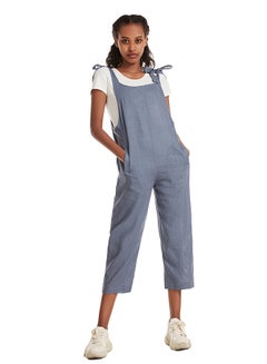 Hanyimidoo Tie Up Jumpsuit Blue  - Image 3