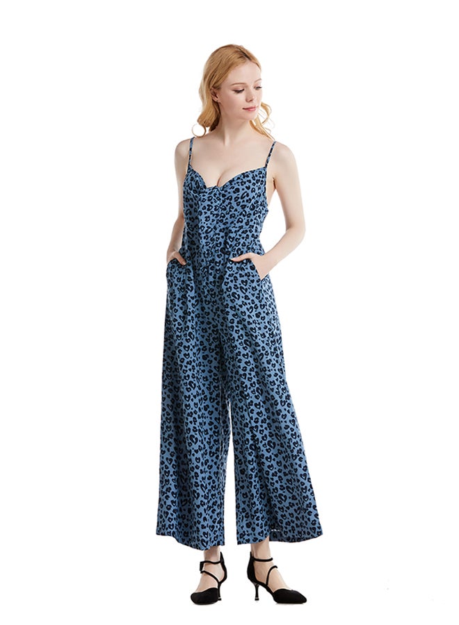 Hanyimidoo - Suspender Jumpsuit Blue - Image 1