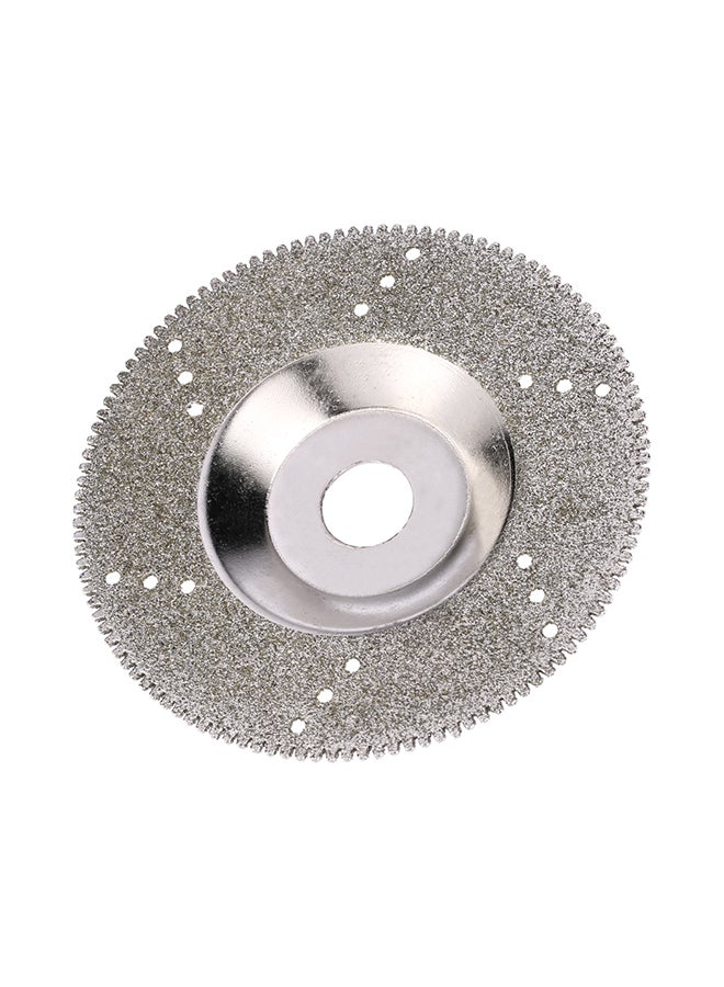 Generic Diamond Coated Grinding Polishing Grind Disc Saw Bit Silver 100mm  - Image 1