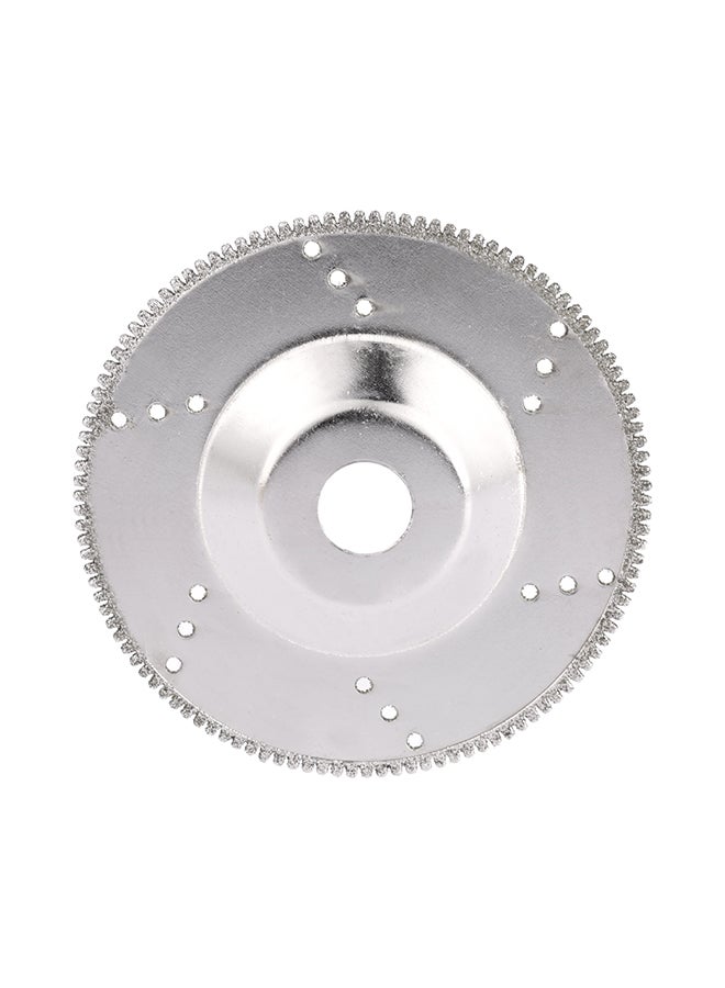 Generic Diamond Coated Grinding Polishing Grind Disc Saw Bit Silver 100mm  - Image 4