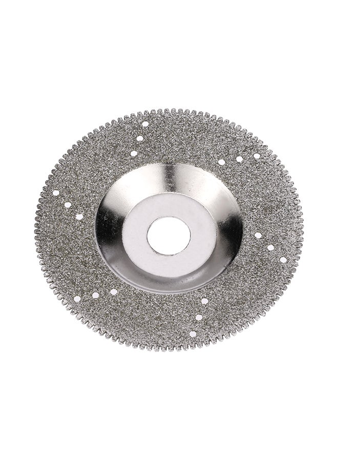Generic Diamond Coated Grinding Polishing Grind Disc Saw Bit Silver 100mm  - Image 3