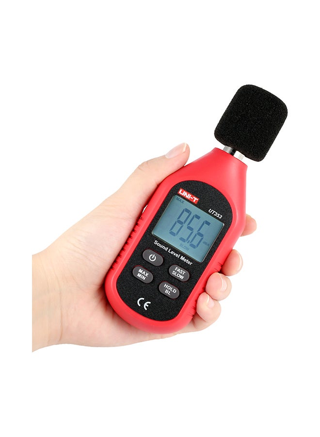 UNI-T LCD Display Sound Level Noise Monitoring Tester Red/Black 23.5x3.5x11.5centimeter  - Image 5