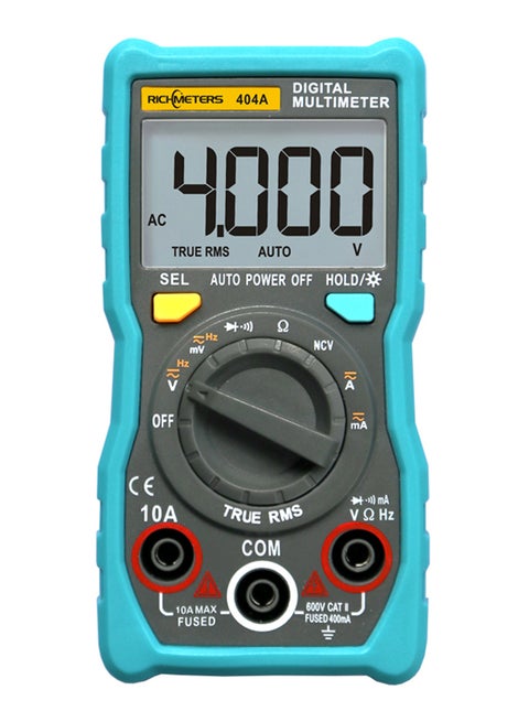 Digital Multimeter Auto-Ranging Ammeter Multicolour 19.00X3.50X14.00centimeter