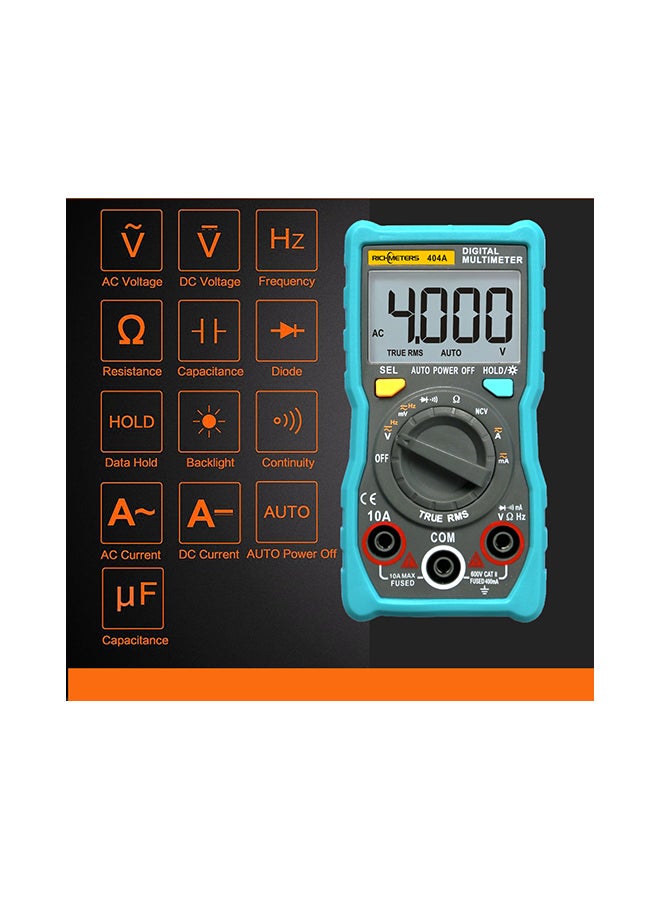 Digital Multimeter Auto-Ranging Ammeter Multicolour 19.00X3.50X14.00centimeter - v1582809084/N35136772A_2