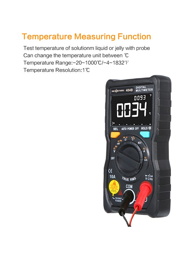 RICHMETERS - Handheld Digital Multimeter Multicolour 19.00X3.50X14.00centimeter - Image 1