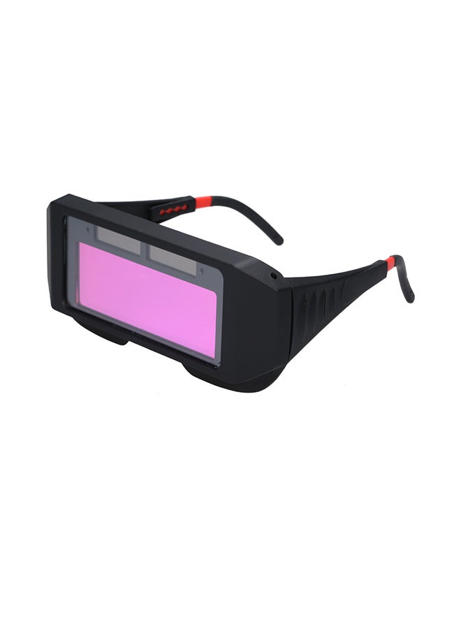 Solar Powered Auto Darkening Welding Glass Photoelectric Black 16.00X5.00X7.00centimeter - Image 1