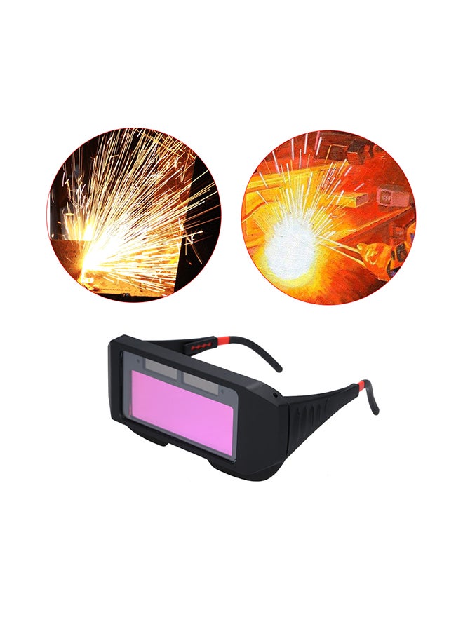 Solar Powered Auto Darkening Welding Glass Photoelectric Black 16.00X5.00X7.00centimeter - Image 5
