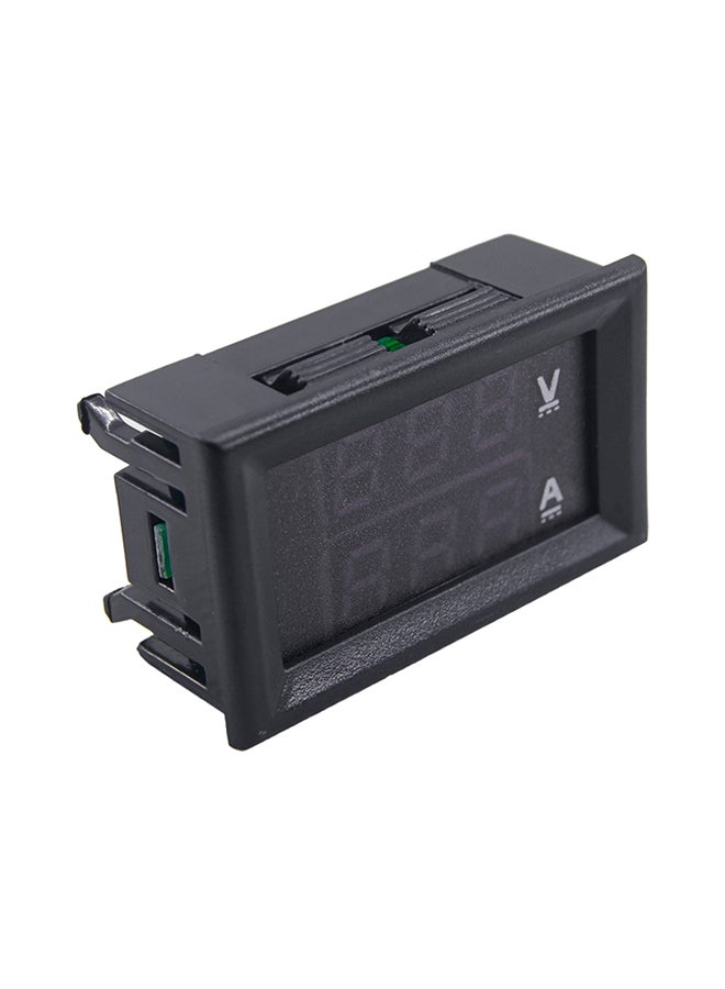 DC1-100V 10A Digital Voltmeter Ammeter Voltage Current Indicator Black 12x3x8centimeter - Image 4