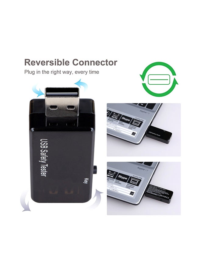 ماركة غير محددة جهاز قياس الجهد الكهربائي بتيار مستمر 5.1 أمبير وجهد 30 فولت مزود بمنفذ USB أسود 12x4x10Ø³Ù†ØªÙŠÙ…ØªØ±  - Image 3
