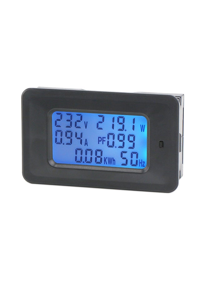 Digital Ammeter Voltmeter Black 10X3X8centimeter  - Image 1