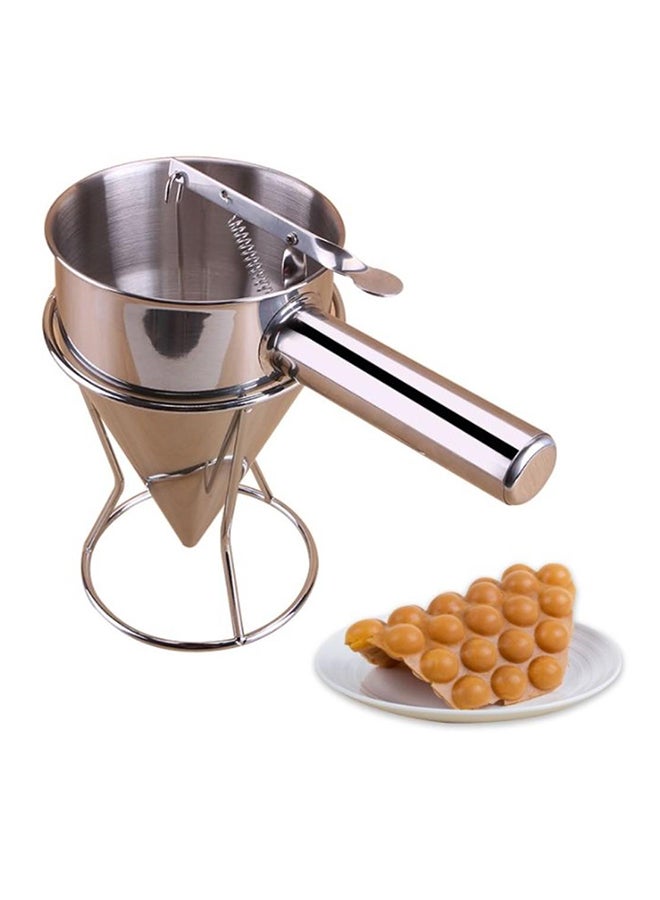 Generic - Pancake Batter Dispenser Silver 26X20cm - Image 1