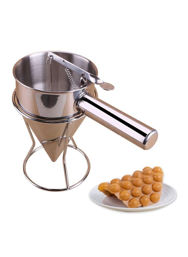 Generic - Pancake Batter Dispenser Silver 26X20centimeter - Image 1