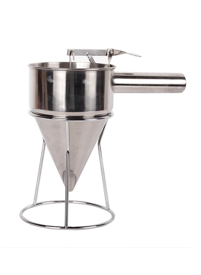 Generic - Pancake Batter Dispenser Silver 26X20centimeter - Image 1