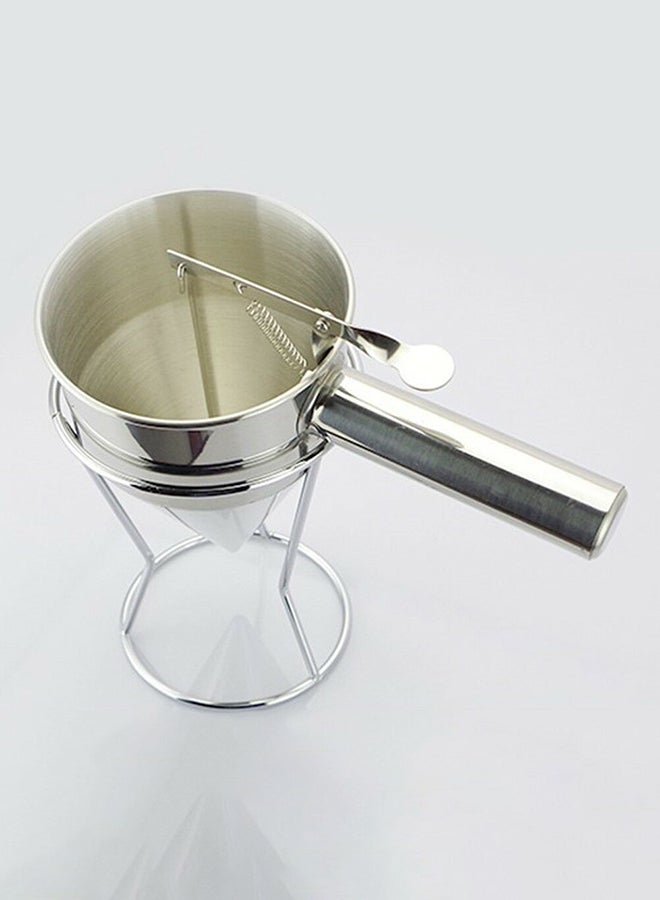 Generic - Pancake Batter Dispenser Silver 26X20cm - Image 1