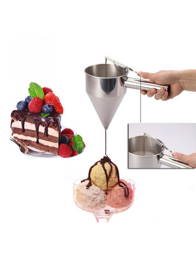 Generic - Pancake Batter Dispenser Silver 26X20cm - Image 1