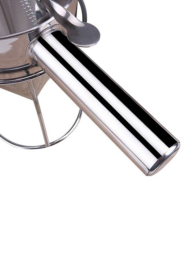 موزع خليط الفطيرة المحلاة فضي 26X20سم - Image 4