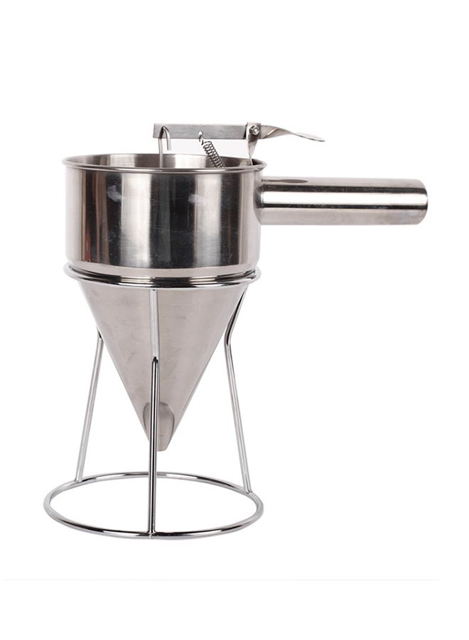Pancake Batter Dispenser Silver 26X20cm - Image 1
