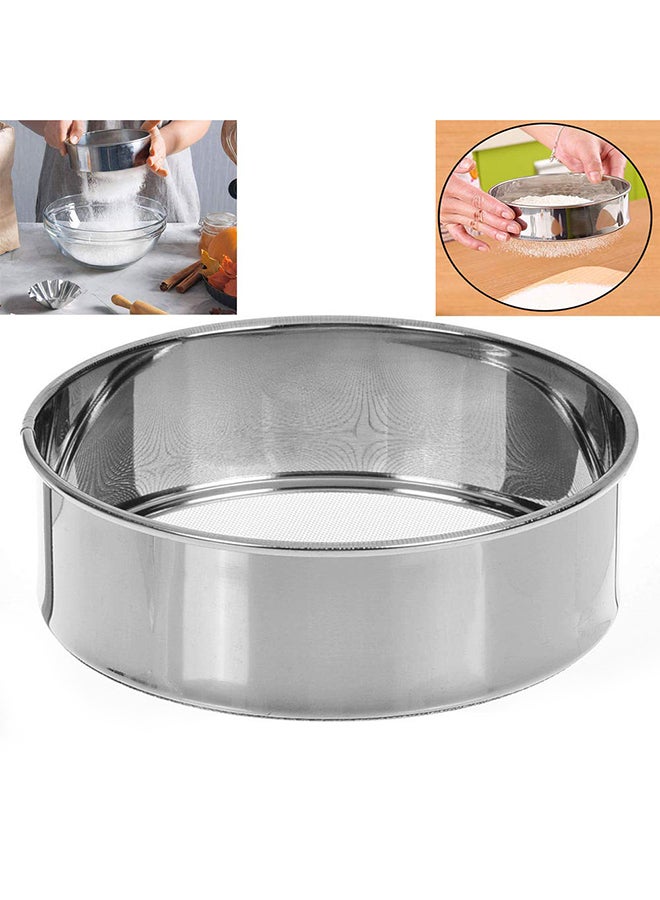 6-Piece Round Strainer Silver  - Image 2