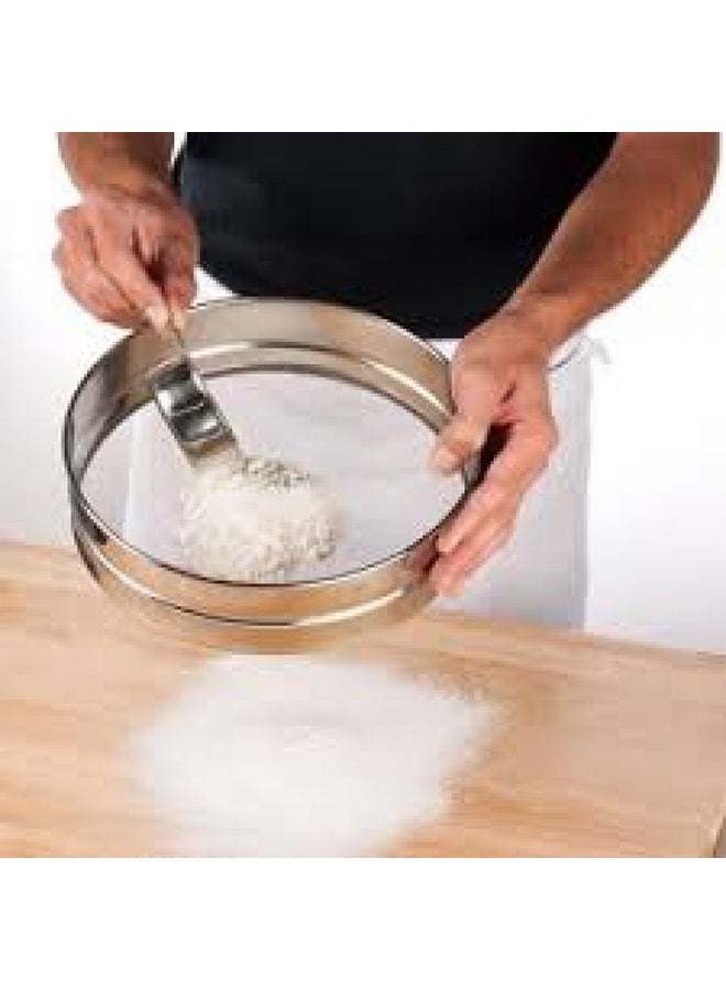 طقم منخل دقيق دائري مكون من 6 قطع فضي 30Ø³Ù†ØªÙŠÙ…ØªØ±  - Image 3