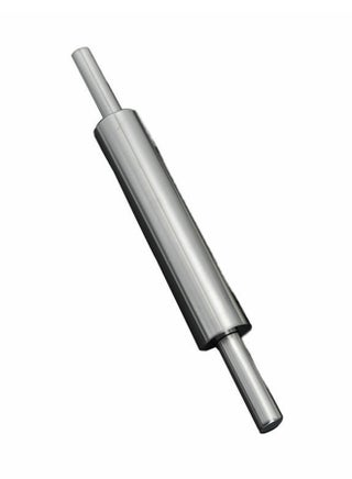 Non-Stick Pastry Dough Pizza Roller Steel Rolling Pin Silver 43centimeter - v1582809708/N35084532A_1