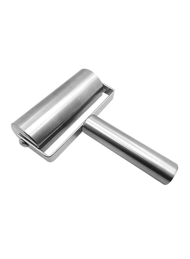 أداة فرد عجين البيتزا والفطائر بسطح مانع للالتصاق من المعدن فضي 12سم - Image 2