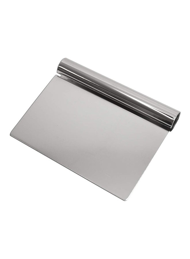 مكشطة عجين من الستانلس ستيل فضي 12x8Ø³Ù†ØªÙŠÙ…ØªØ±  - Image 1