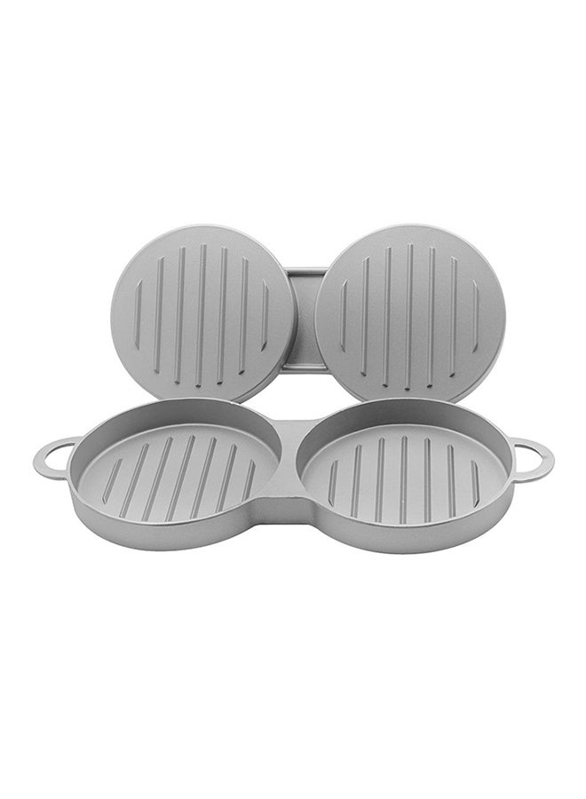 Double Burger Press Hamburger Patties Maker Multicolour - Image 2