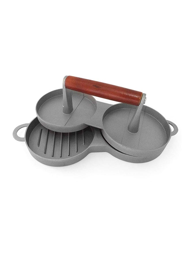 Double Burger Press Hamburger Patties Maker Multicolour - Image 3