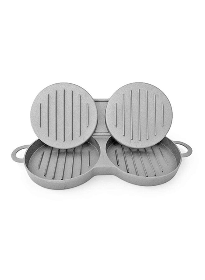 Double Burger Press Hamburger Patties Maker Multicolour 28.5cm - Image 2