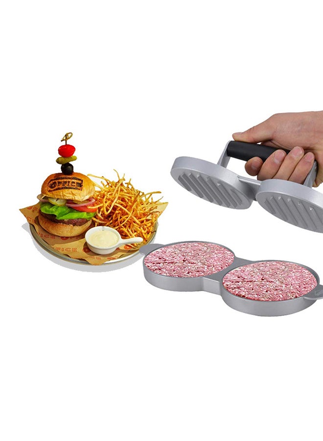 Double Burger Press Hamburger Patties Maker Multicolour - Image 4